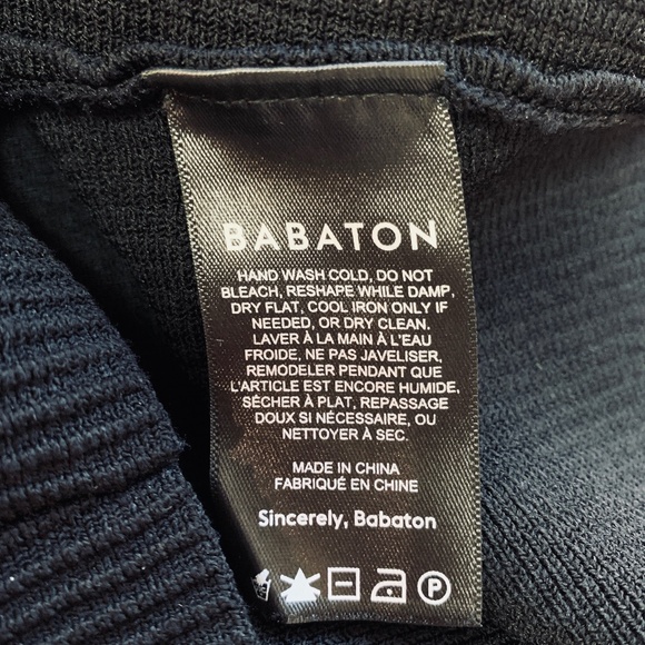 Aritzia BABATON Black Sculpt Knit Criss Cross Cropped Tank Top Womens Large Crop - Picture 12 of 14